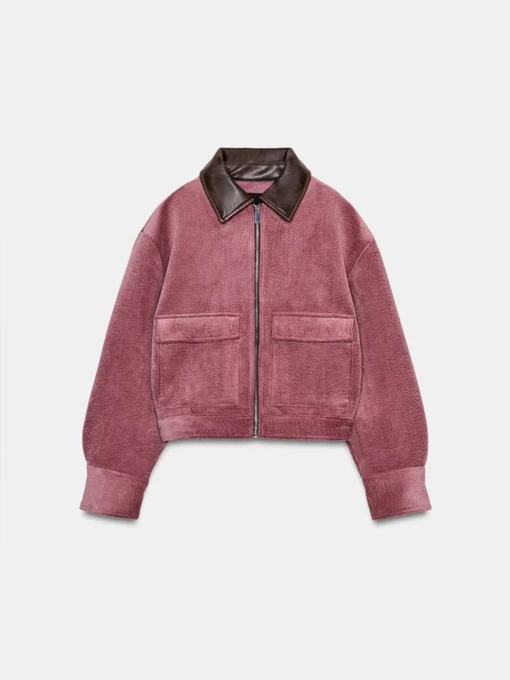 Zara corduroy cropped jacket - size medium